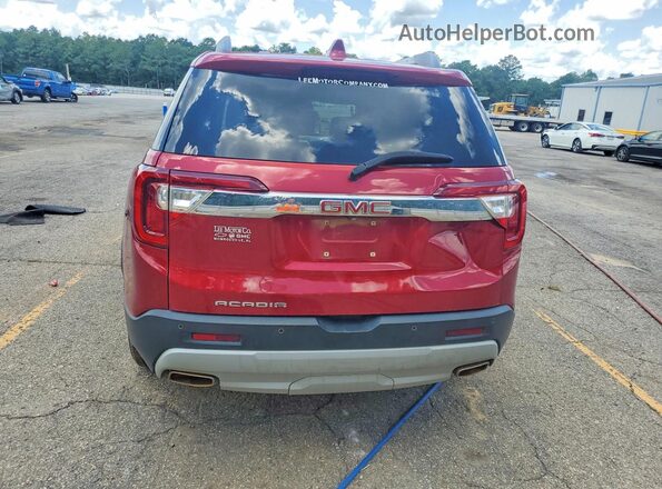 1GKKNMLS3MZ141844 2021 GMC ACADIA Maroon Vista trasera