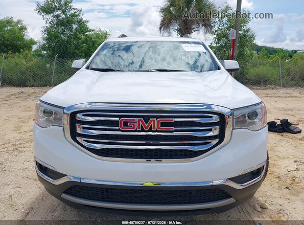 1GKKNMLS5KZ180156 2019 GMC ACADIA White Սարքավորումների վահանակի տեսք