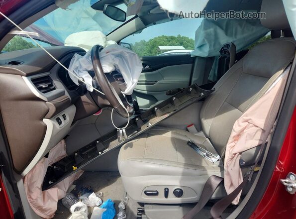 1GKKNMLS5KZ219537 2019 GMC ACADIA Red წინა სალონის ხედი