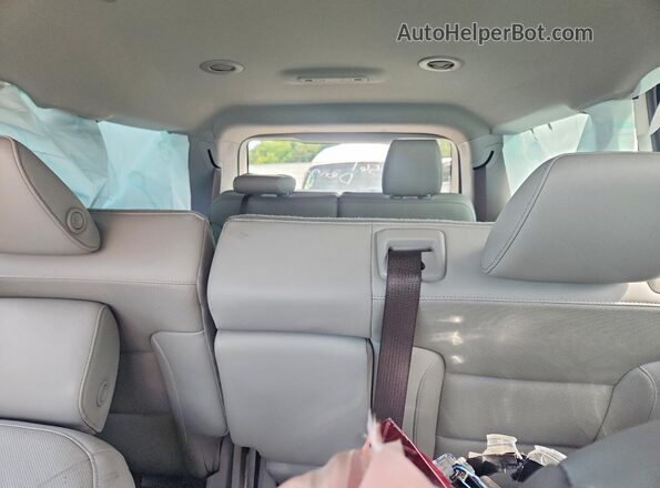 1GKKNMLS5KZ219537 2019 GMC ACADIA Red უკანა სავარძლების ხედი