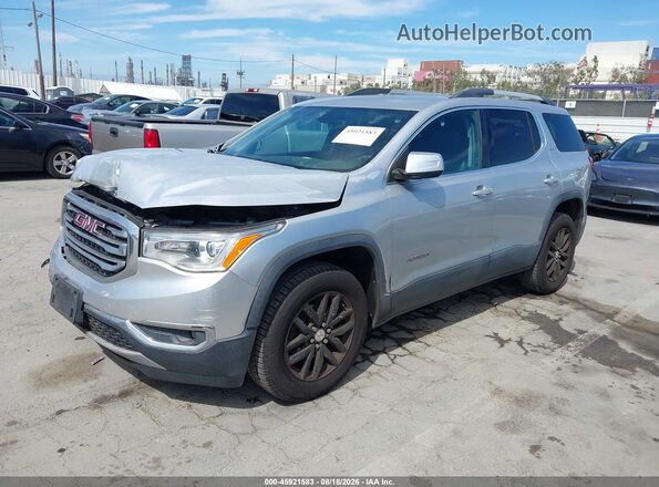 1GKKNMLS7KZ203341 2019 GMC ACADIA Silver წინა მარცხენა ხედი სამი მეოთხედიდან