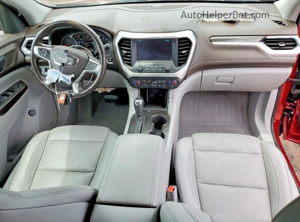 1GKKNMLS7KZ215313 2019 GMC ACADIA Красный Вид панели приборов
