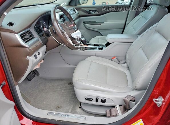 1GKKNMLS7KZ215313 2019 GMC ACADIA Красный Вид салона спереди