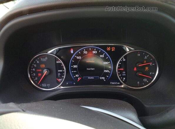 1GKKNMLS7MZ195311 2021 GMC ACADIA Черный Вид щитка приборов