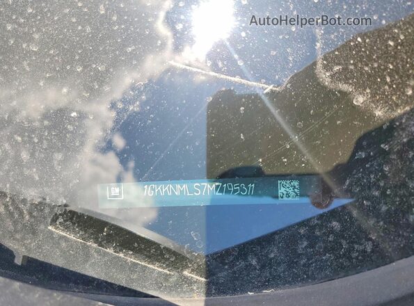 1GKKNMLS7MZ195311 2021 GMC ACADIA Черный Вид наклейки с VIN-кодом