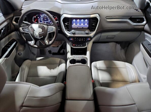 1GKKNMLS7PZ183292 2023 GMC ACADIA White Widok deski rozdzielczej