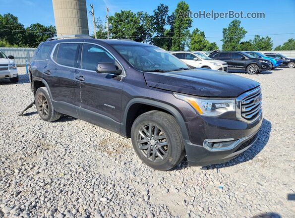 1GKKNMLS8HZ213191 2017 GMC ACADIA Серый Передняя правая четверть