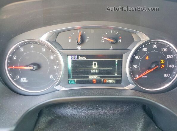 1GKKNMLS8KZ203641 2019 GMC ACADIA White Vista del cuadro de instrumentos