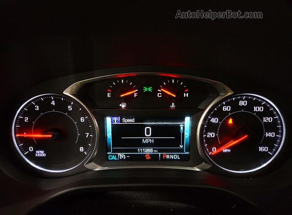 1GKKNMLS9KZ197316 2019 GMC ACADIA Черный Вид щитка приборов