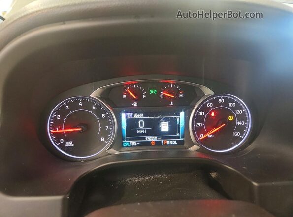 1GKKNNLS3HZ178985 2017 GMC ACADIA Silver Widok zestawu wskaźników