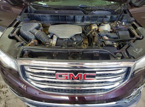 1GKKNNLS4JZ140428 2018 GMC ACADIA Бордовый Вид подкапотного пространства
