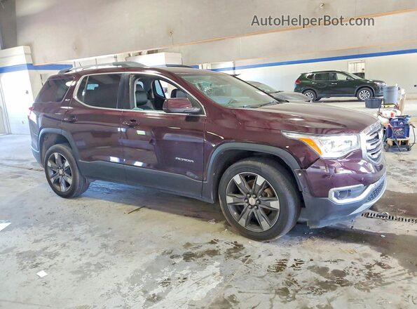 1GKKNNLS4JZ140428 2018 GMC ACADIA Бордовый Передняя правая четверть