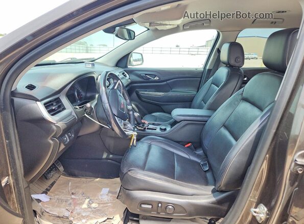 1GKKNNLS5KZ160530 2019 GMC ACADIA Gray Widok wnętrza z przodu