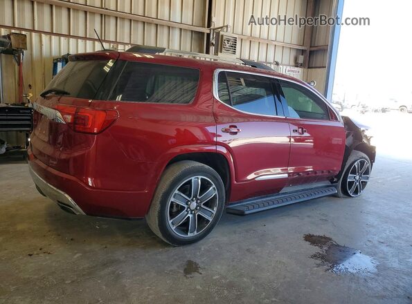1GKKNPLS0KZ297855 2019 GMC ACADIA Red Tył prawy