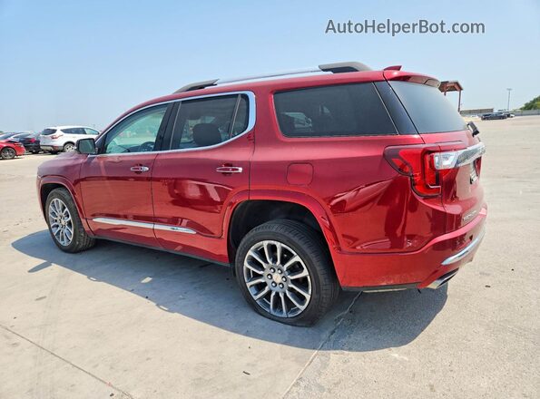 1GKKNPLS0PZ125834 2023 GMC ACADIA Red Trasero izquierdo