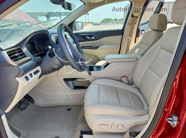 1GKKNPLS0PZ125834 2023 GMC ACADIA Red Vista interior delantera