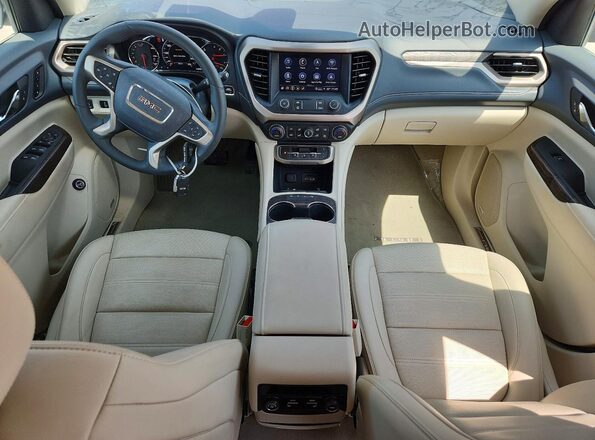 1GKKNPLS0PZ125834 2023 GMC ACADIA Red Vista del salpicadero