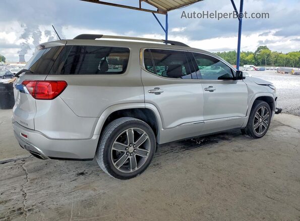 1GKKNPLS1HZ157676 2017 GMC ACADIA Серебряный Задняя правая четверть