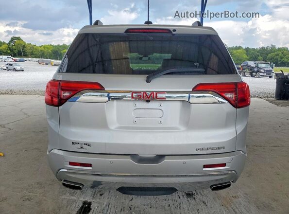 1GKKNPLS1HZ157676 2017 GMC ACADIA Серебряный Вид сзади