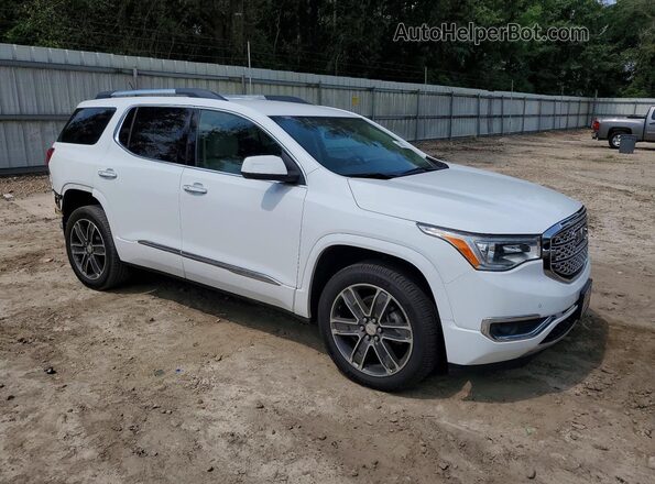 1GKKNPLS1KZ184058 2019 GMC ACADIA Белый Передняя правая четверть