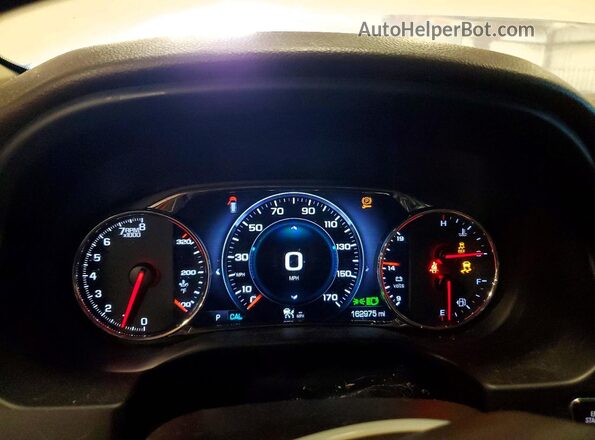 1GKKNPLS2HZ139204 2017 GMC ACADIA White Instrument cluster view