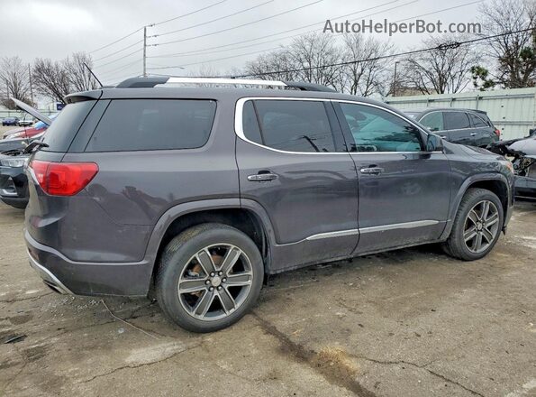 1GKKNPLS2HZ272240 2017 GMC ACADIA Серый Задняя правая четверть