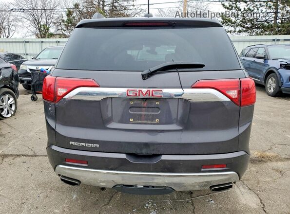 1GKKNPLS2HZ272240 2017 GMC ACADIA Серый Вид сзади