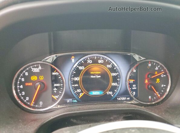 1GKKNPLS2HZ272240 2017 GMC ACADIA Серый Вид щитка приборов