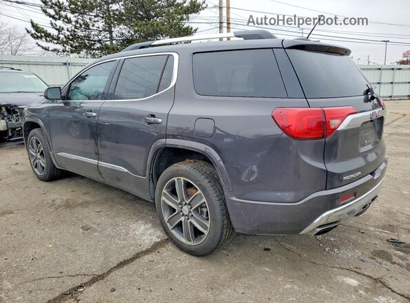 1GKKNPLS2HZ272240 2017 GMC ACADIA Серый Задняя левая четверть