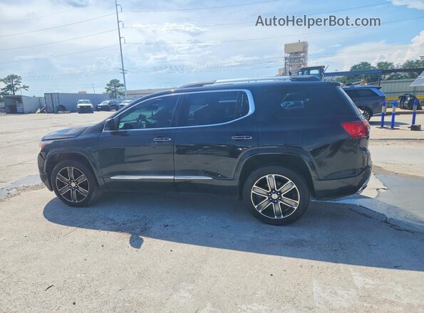1GKKNPLS2JZ112378 2018 GMC ACADIA Black Trasero izquierdo