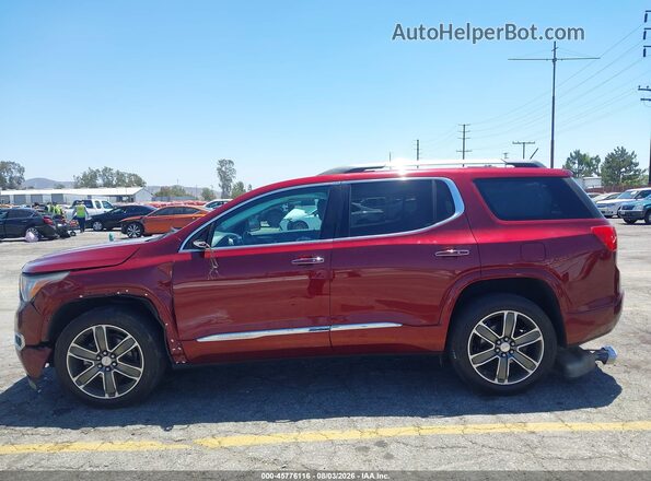 1GKKNPLS2JZ218877 2018 GMC ACADIA Maroon 