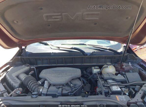 1GKKNPLS2JZ218877 2018 GMC ACADIA Maroon Rear view