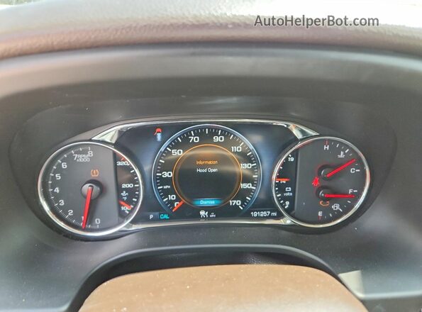1GKKNPLS4HZ323320 2017 GMC ACADIA Black ხელსაწყოთა პანელის ხედი