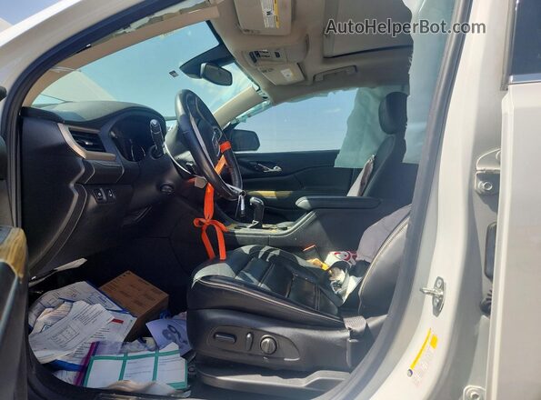 1GKKNPLS5JZ157833 2018 GMC ACADIA White წინა სალონის ხედი