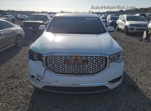1GKKNPLS5KZ214128 2019 GMC ACADIA White წინა ხედი