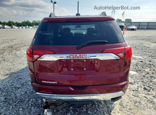 1GKKNPLS6HZ272211 2017 GMC ACADIA Red Հետևի տեսք
