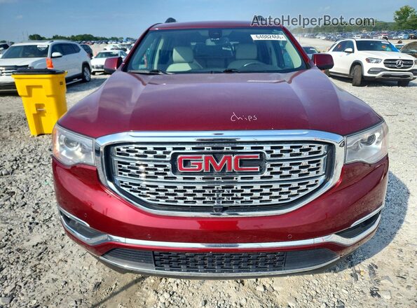 1GKKNPLS6HZ272211 2017 GMC ACADIA Red Դիմացի տեսք