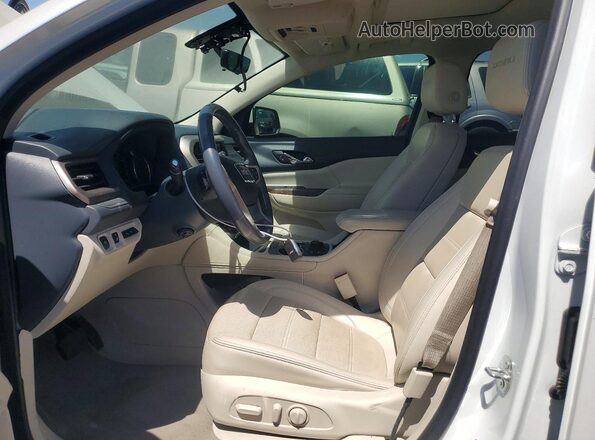 1GKKNPLS7MZ112591 2021 GMC ACADIA Белый Вид салона спереди