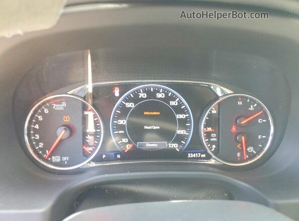 1GKKNPLS7MZ112591 2021 GMC ACADIA Белый Вид щитка приборов