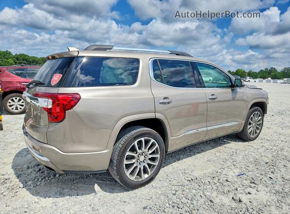 1GKKNPLS7PZ106066 2023 GMC ACADIA Золотой Задняя правая четверть