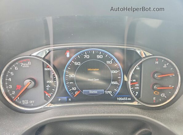 1GKKNPLS7PZ106066 2023 GMC ACADIA Золотой Вид щитка приборов