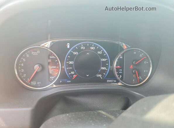 1GKKNPLS7PZ164355 2023 GMC ACADIA Белый Вид щитка приборов