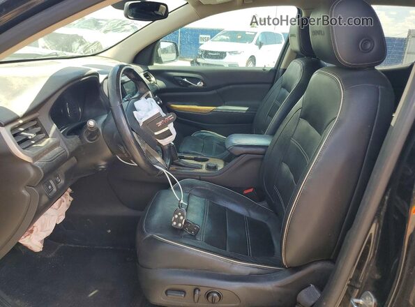 1GKKNPLS8HZ120852 2017 GMC ACADIA Black Вид салону спереду