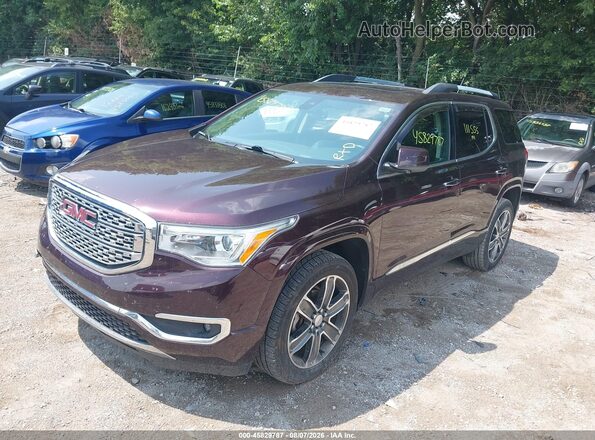 1GKKNPLS9JZ120378 2018 GMC ACADIA Purple Front left