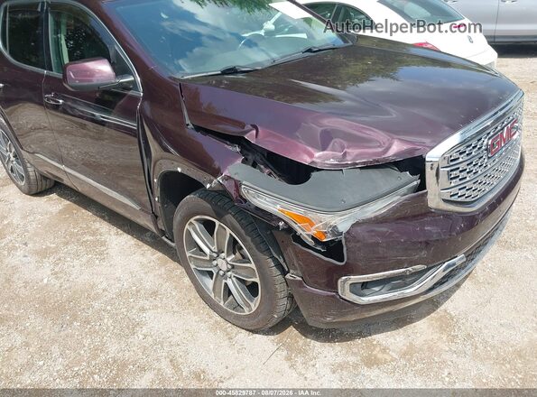 1GKKNPLS9JZ120378 2018 GMC ACADIA Purple Front view