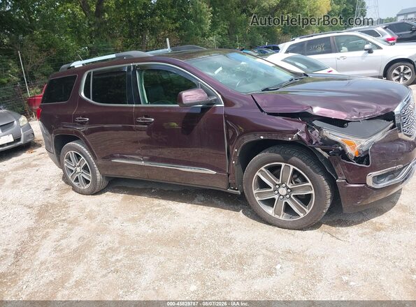 1GKKNPLS9JZ120378 2018 GMC ACADIA Purple Rear interior view