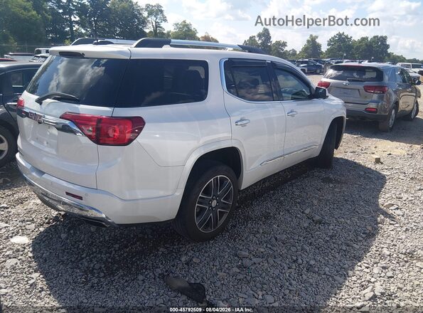 1GKKNPLSXHZ218376 2017 GMC ACADIA White უკანა მარჯვენა