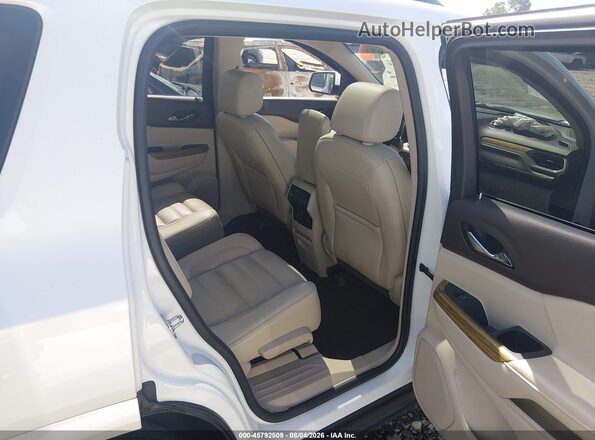 1GKKNPLSXHZ218376 2017 GMC ACADIA White VIN კოდის სტიკერის ხედი