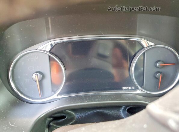 1GKKNPLSXHZ310880 2017 GMC ACADIA Black Instrument cluster view