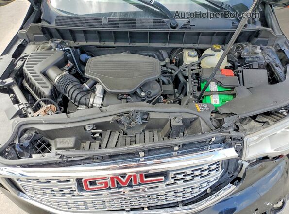 1GKKNPLSXHZ310880 2017 GMC ACADIA Black Engine compartment view